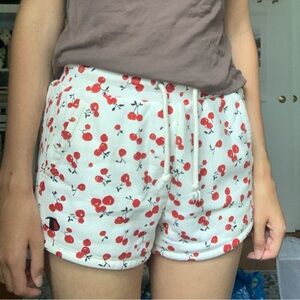 Champion cherry sweat-shorts